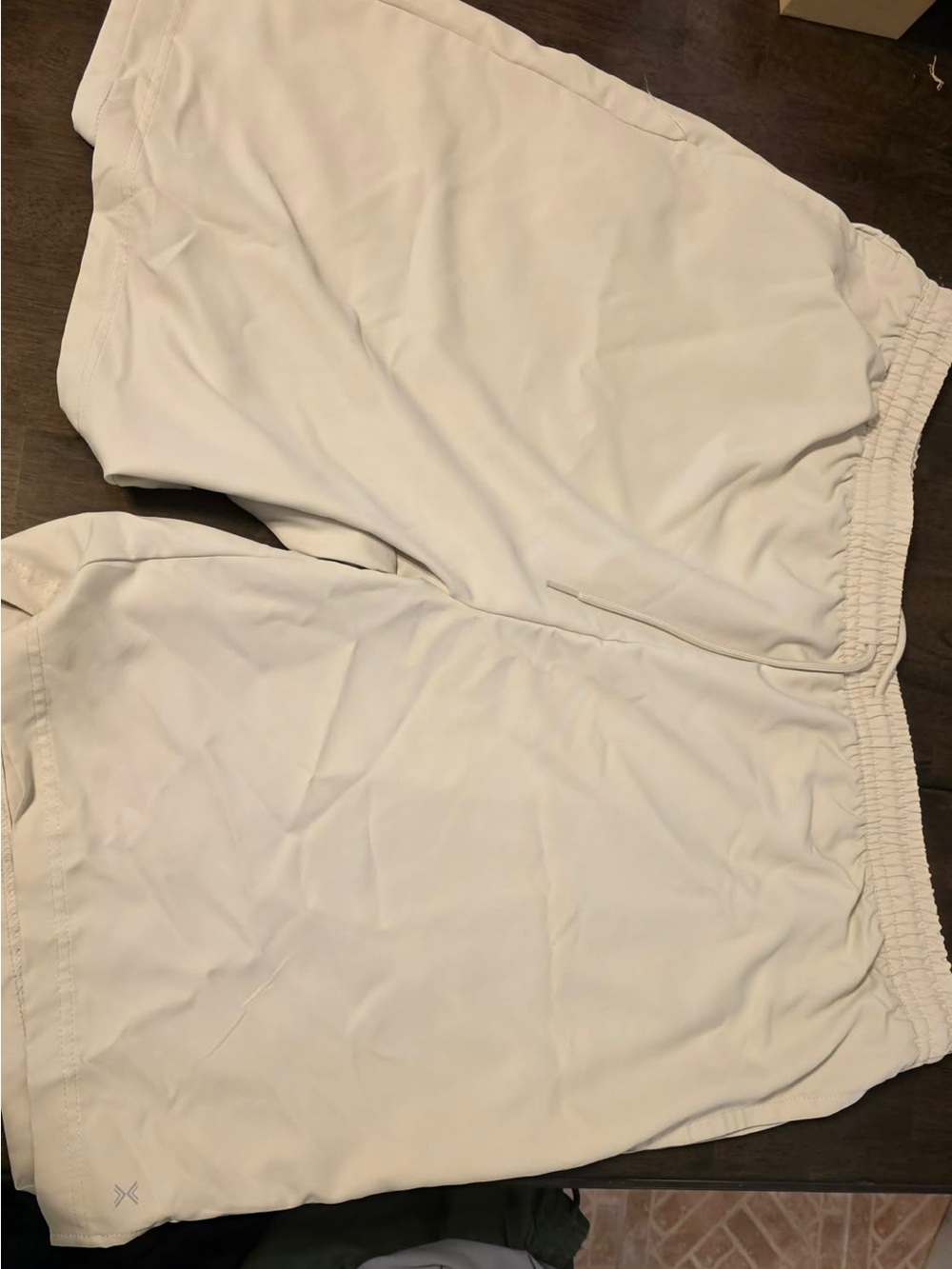 Xersion Men's Cream Athletic Elastic-Waist Shorts